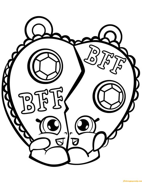 Bff coloring pages rosaartur com. Chelsea Charm Shopkin Season 3 Coloring Page - Free ...