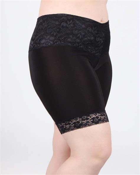 Plus Size Lace Anti Chafing Shortlette Slipshort Diaandco Undersummers Slip Shorts Under Dress