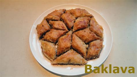 How To Make Baklava Authentic Greek Baklava Recipe Youtube