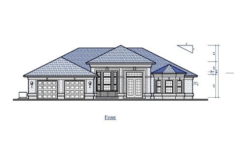 Free Download Royal Bungalow Traditional Elevation Autocad File Cadbull