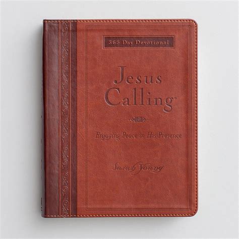 Sarah Young Jesus Calling Large Deluxe Edition Daily Devotional