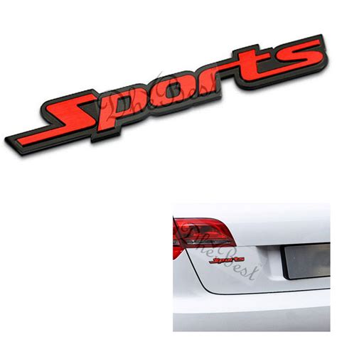 Dhe Best Car Styling Accessories Universal Metal Sports Car Emblem