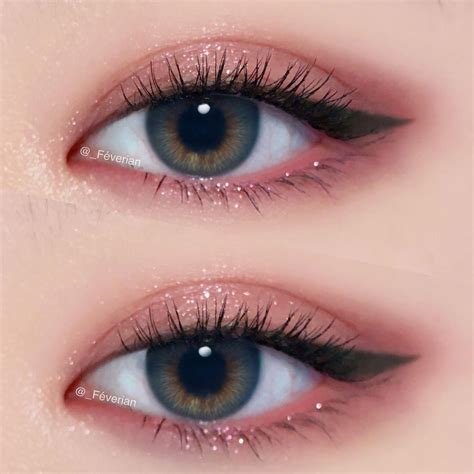 Shimmery Pink Eye Makeup W Winged Liner Eyeliner Feverian