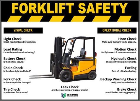 Forklift Safety Poster 18 X 24 In Laminated Paper 5s Product
