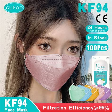 50pcs kf94 mask fda approved face mask original kf94 mask made in korea reusable respirator