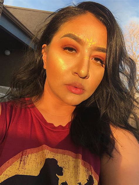 golden hour selfie 🤳🏽 by gigi2191 selfie nose ring makeup