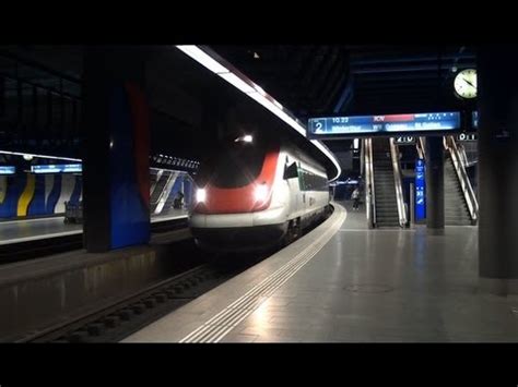 Bahnhof zürich flughafen in kloten. SBB ICN in Zürich Flughafen - YouTube