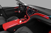 FOR Toyota Camry 2018-2019 Red carbon fiber Interior Full set ...