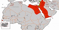 Map of the Ayyubid Empire (Illustration) - World History Encyclopedia