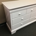 Stanley Young America White 7 Drawer Dresser | Chairish