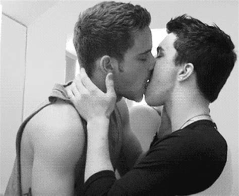 Gay Love — Man Only Men Gay Kiss 