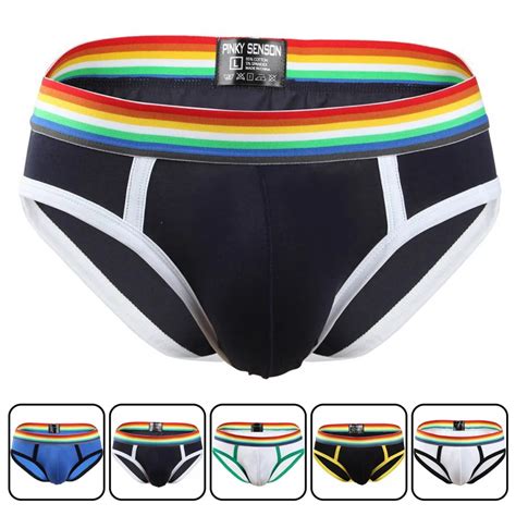 gay pride rainbow striped belt underwear queerks™