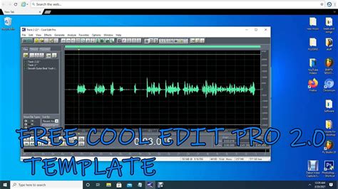How To Mix Rap Vocals In Cool Edit Pro With Stock Pluginsfree Template