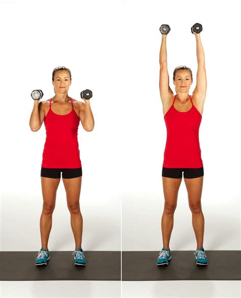 Overhead Shoulder Press Best Arm Workout Popsugar Fitness Photo 2