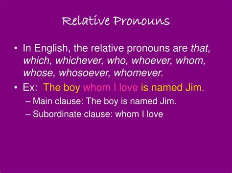 Ppt Chapter 17 Relative Pronouns Powerpoint Presentation Free