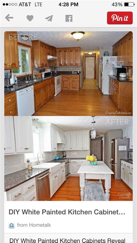 So here's how we painted our kitchen cabinets like regular professionals, and you can, too. Before and after | Kitchen inspirations, Kitchen ...