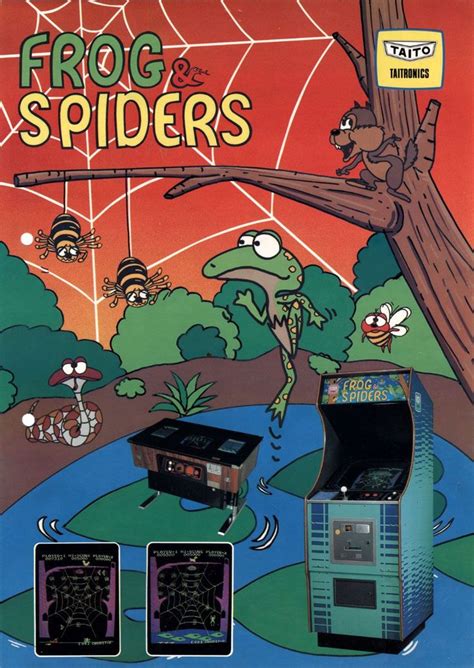 Frog And Spiders By Taito 1981 Arcade Video Games Archive Video