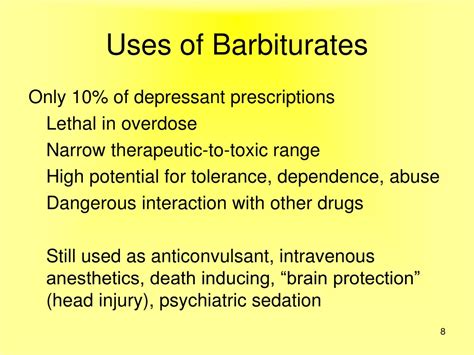 Ppt Barbiturates General Anesthetics And Antiepileptic Drugs