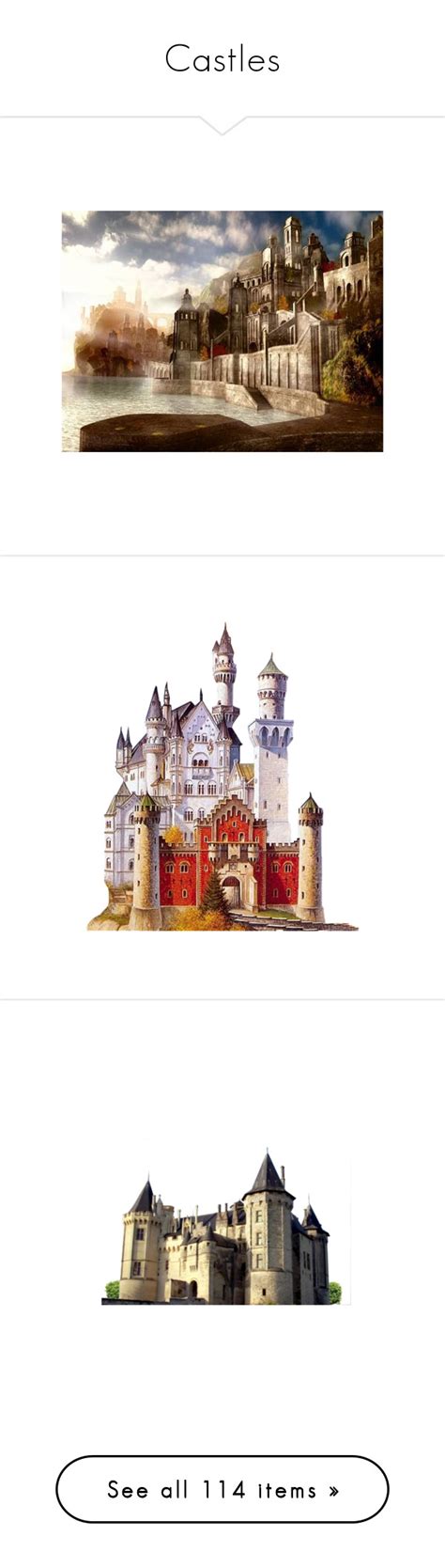 Castles By Mysfytdesigns Liked On Polyvore Featuring Backgrounds Art