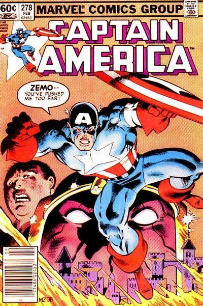 Captain America By Mike Zeck John Beatty Retro Comic Book