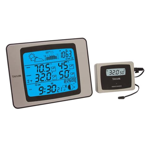 Taylor 1528 Wireless Indoor Outdoor Weather Station 12069856