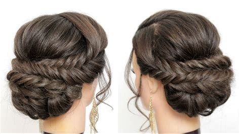 Braided Updo Tutorial Prom Wedding Hairstyles For Long