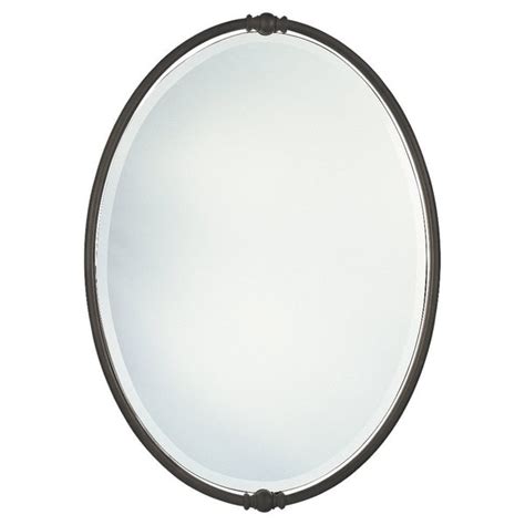 Shop Oil Rubbed Bronze Boulevard Oval Mirror Free Shipping Today