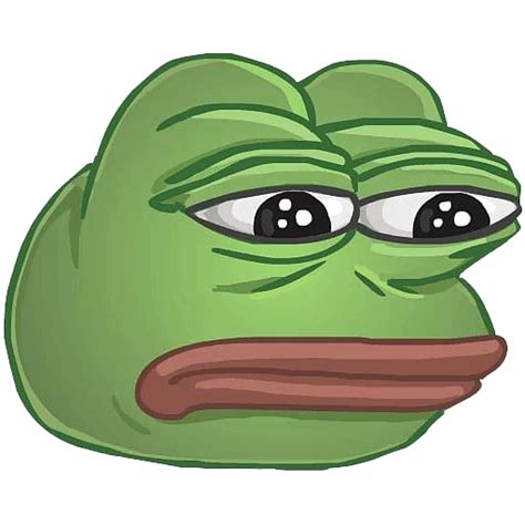 Sad Pepe The Frog Meme Png Transparent Picture Png Mart