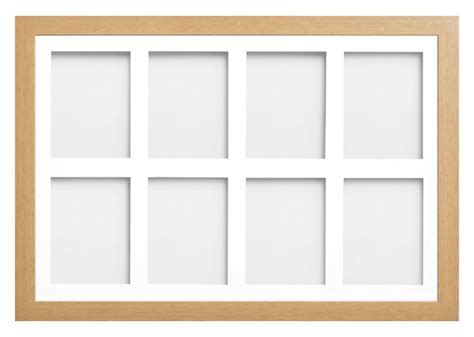 Watson Multi Aperture Beech 30x20 Frame With White Mount Cut For Image