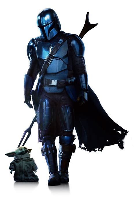 The Mandalorian And The Child Baby Yoda3 Png By Captain