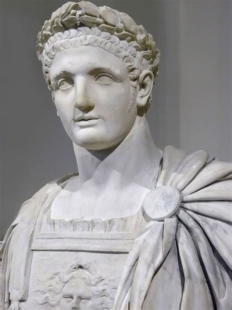 Bust Of The Roman Emperor Domitian 1st Century Ce Marble Ancient Rome