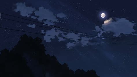 Anime Night Sky Wallpaper Hd 106121 Baltana