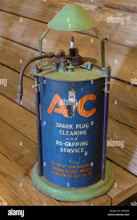 Old Ac Spark Plug Cleaner From The1920s Along Route 66 Full Service