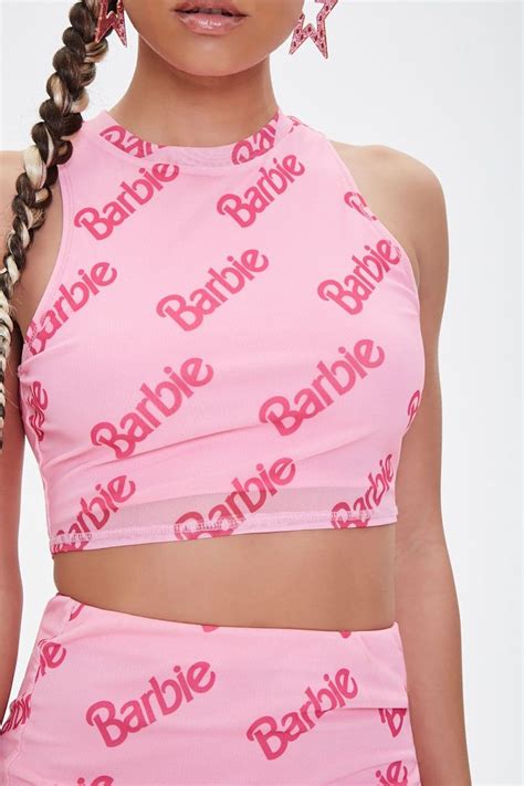 Barbie Mesh Crop Top Forever In Forever Tops Barbie Top