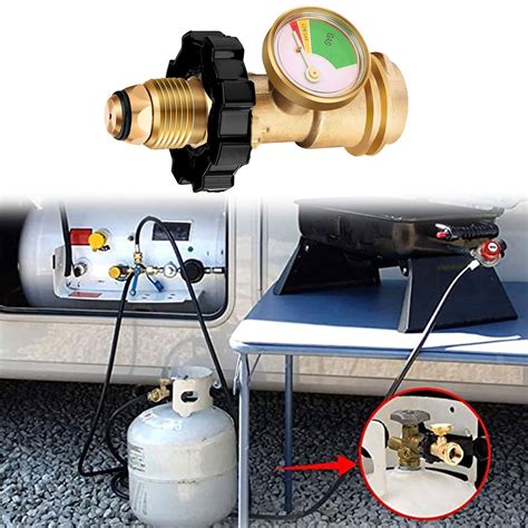 Buy Pol Propane Gas Meter Tank Built In Leak Detector Suitable For