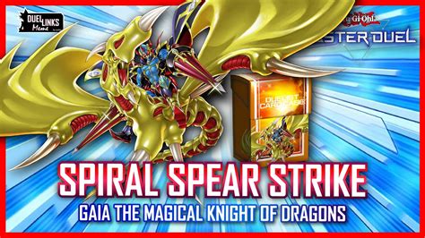 Gaia The Fierce Knight Structure Deck Spiral Spear Strike Yu Gi Oh