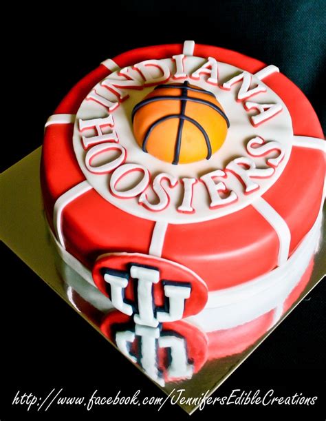 Indiana Hoosiers Basketball B Day Cake I Want This For My Birthday Basketball Cake