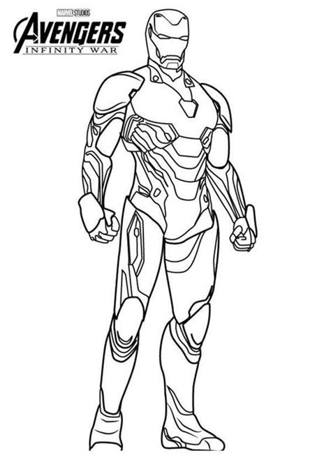 Ironman Coloring Pages Learny Kids
