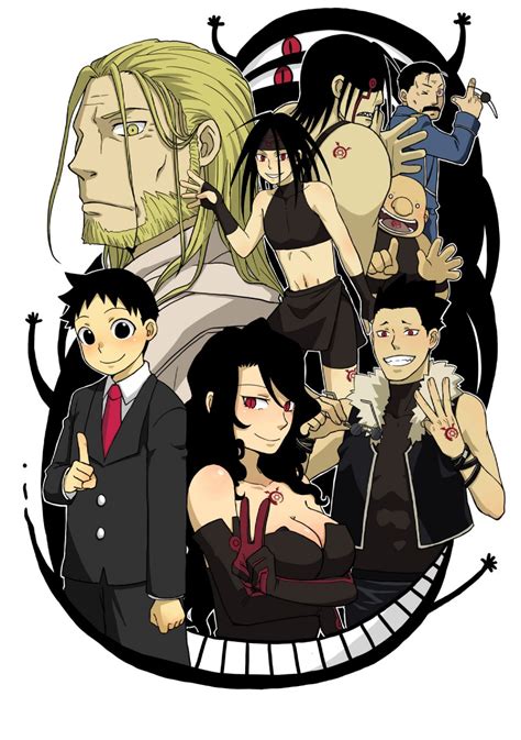 Lust Greed Envy Pride King Bradley And More Fullmetal Alchemist