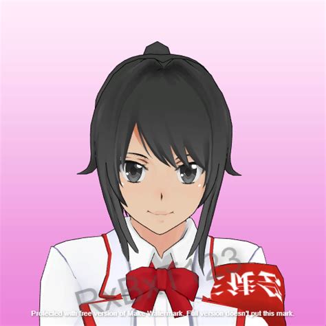Fanmade Portrait For Ayano Student Council Yanderesimulator