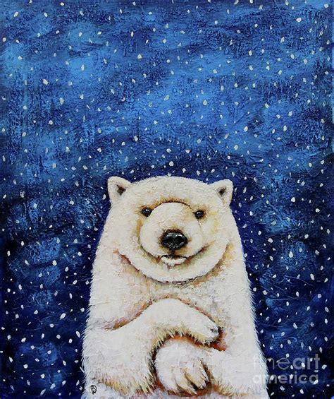 The Polar Bear Painting By Lucia Stewart Pixels