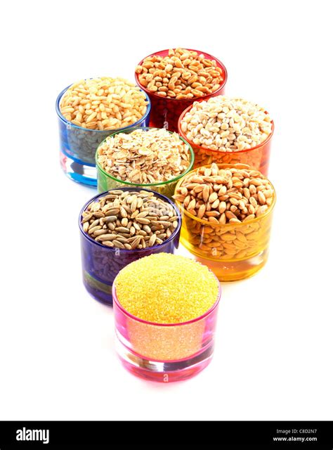 Selection Of Cereal Grains Stock Photo Alamy