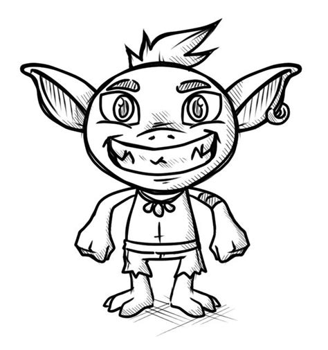 Sketch Goblin By Whitemaze On Deviantart