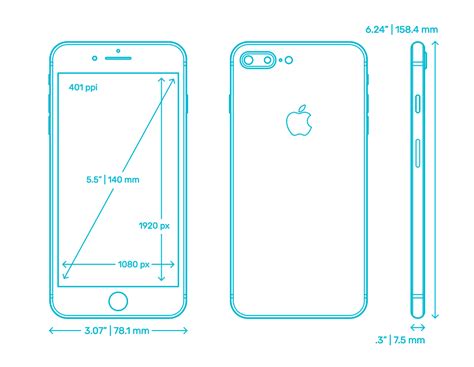 Apple Iphone Dimensions And Drawings