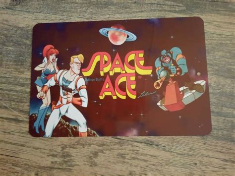 Space Ace Retro 80s Classic Cartoon 8x12 Metal Wall Sign Sign Junky
