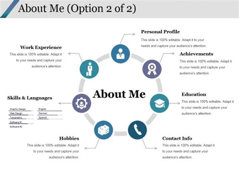 About Me Powerpoint Template Flyer Template