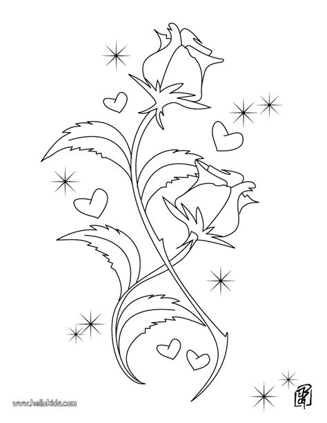 19 free printable coloring pages for adults roses roses drawing rose coloring pages tattoo design drawings. Kids Coloring Pages : Valentine Day Roses Printable