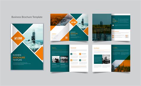 Corporate Business 8 Page Brochure Graphic By Graphichut · Creative Fabrica