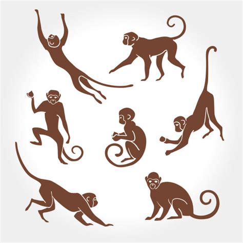 Monkey Clip Art Vector Images And Illustrations Istock