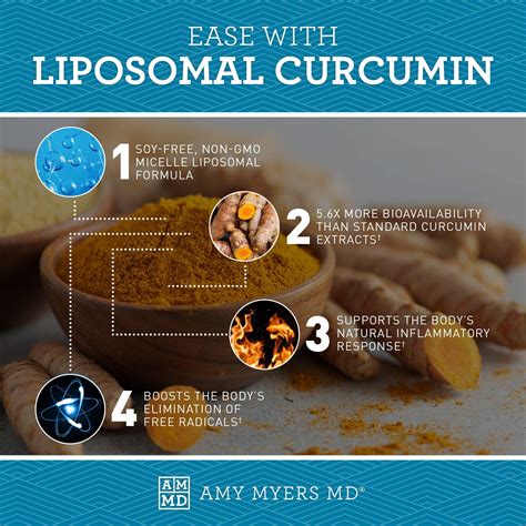 Liquid Liposomal Curcumin From Dr Amy Myers Supports A Healthy